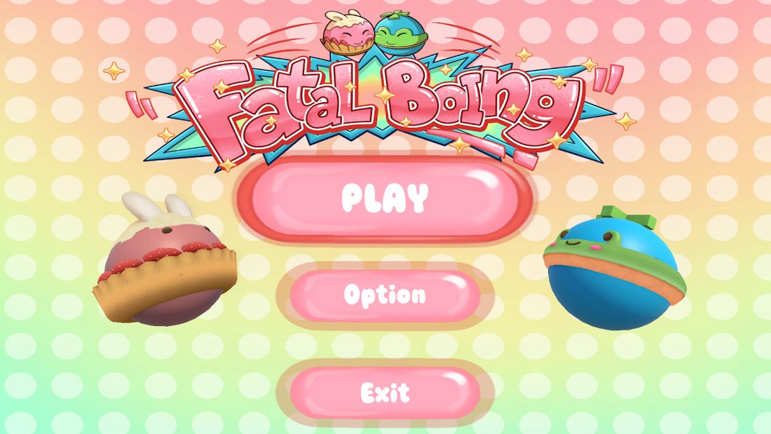 Menu principal de Fatal Boing