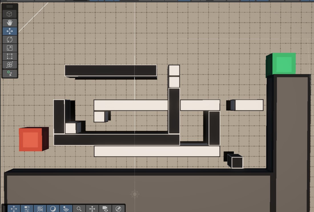Blockout Unity du niveau 4 du monde 3