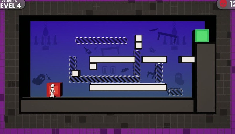 Niveau 4 du monde 3 dans la version finale