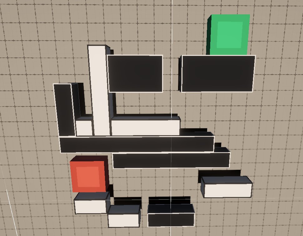 Blockout Unity du niveau 5 du monde 3
